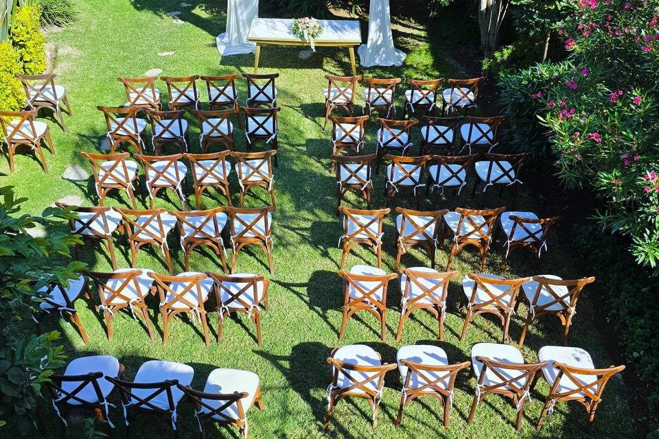 Espacio para ceremonia