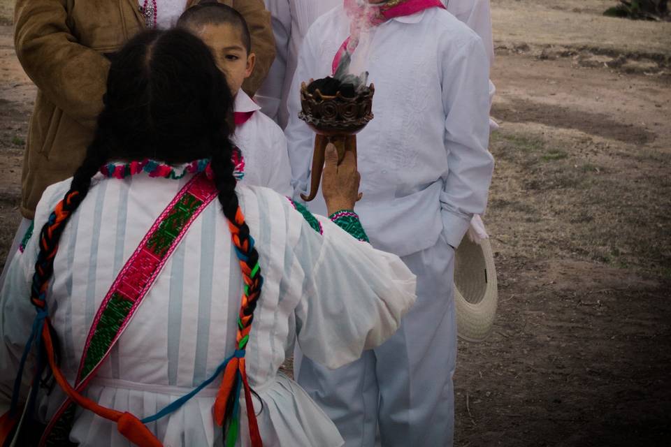 Bendición tradicional otomí