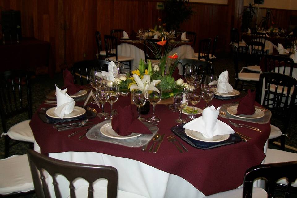 Cada evento con su decoración