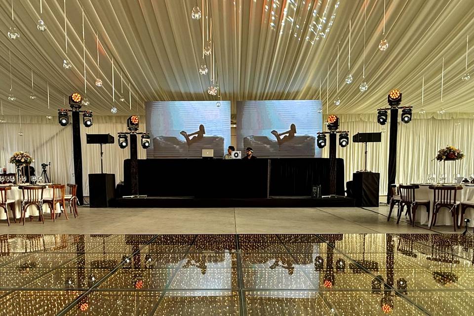 Paquete pantalla led doble