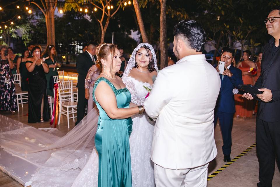 Sandy y Cesar