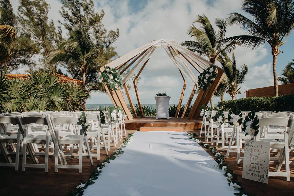 Ceremonia en Playa del Carmen