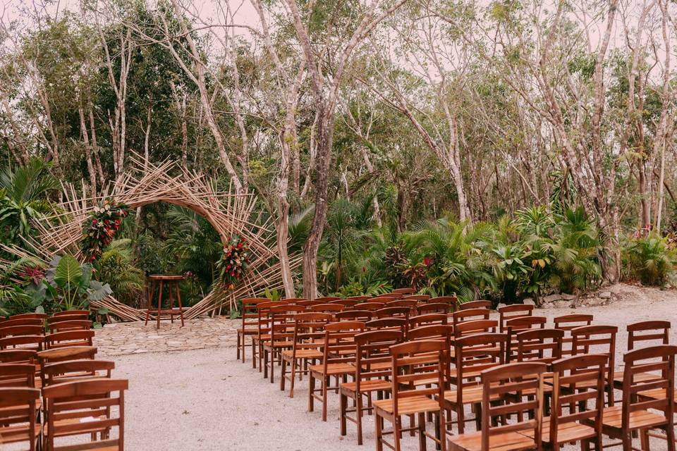 Ceremonia en Tulum