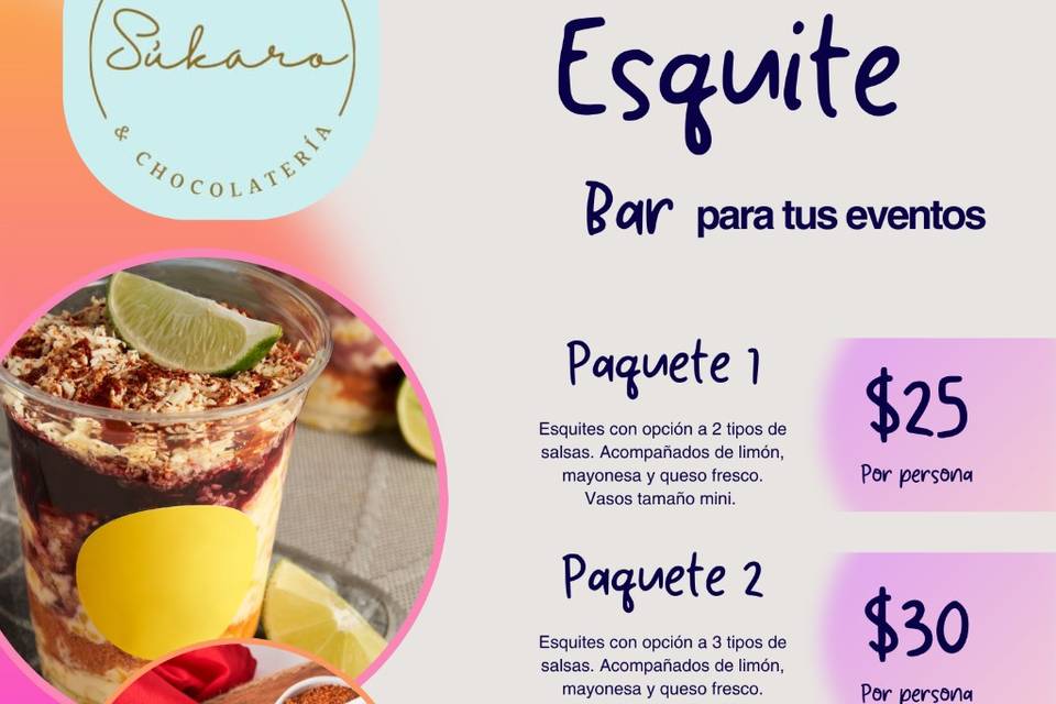 Barra de esquites