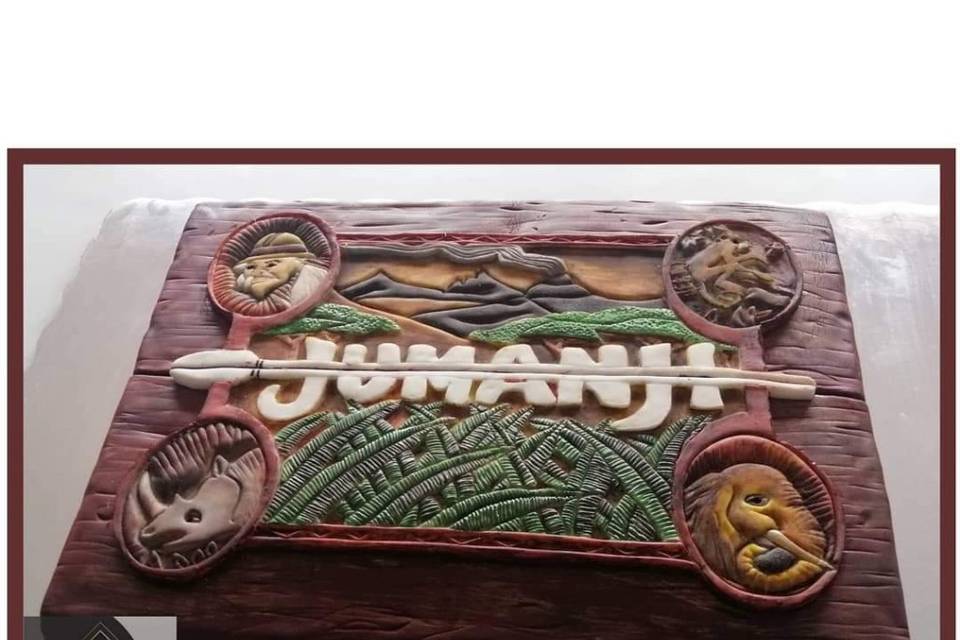 Pastel quince años jumanji