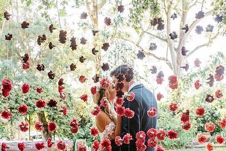 Cortinas florales