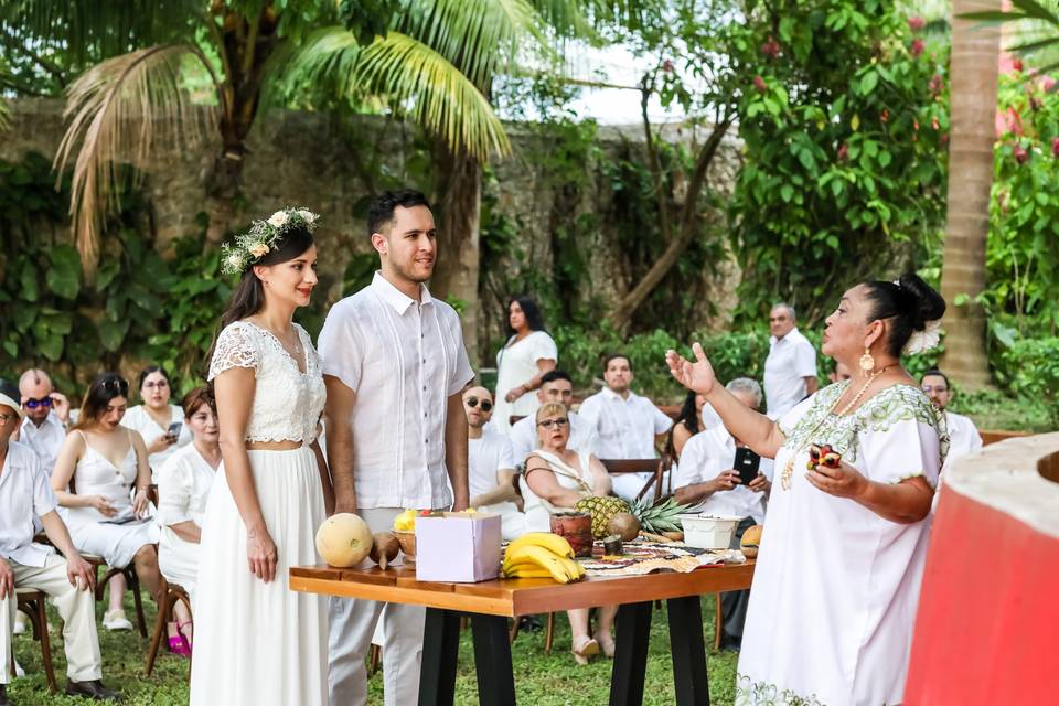 Ceremonia en hacienda