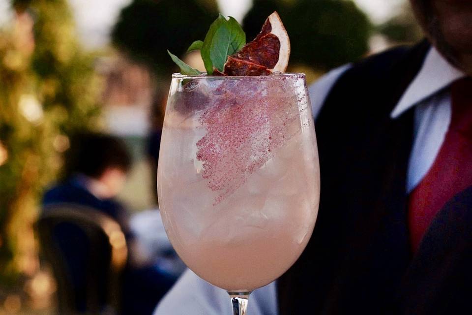 Bebida refrescante en copa