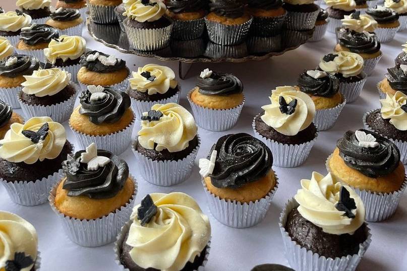 Deliciosos cupcakes de vainilla