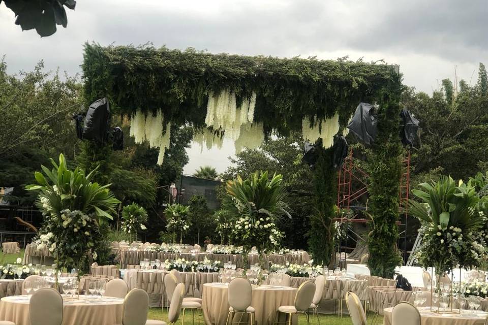 Boda en jardín