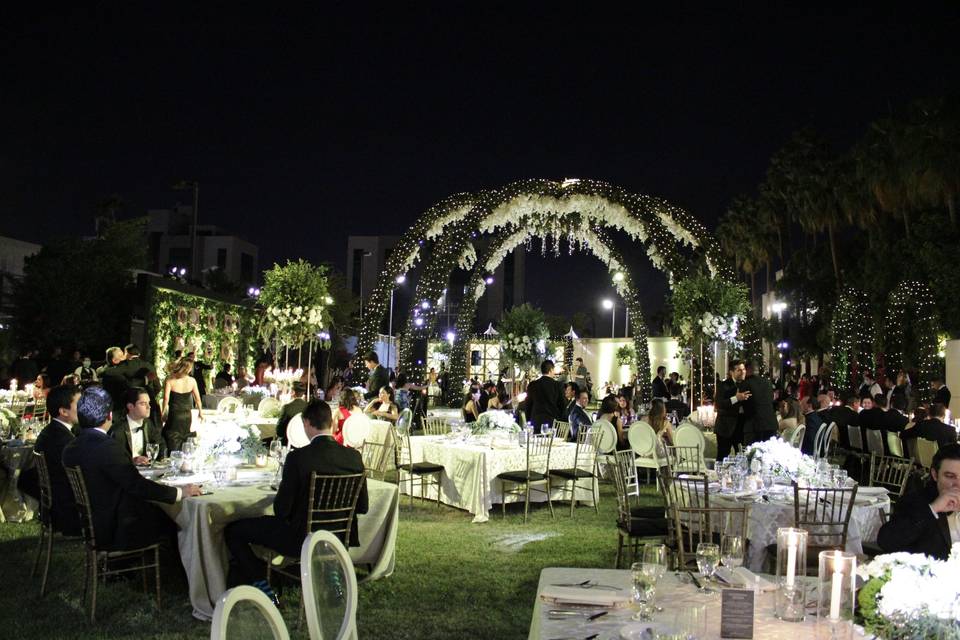 Boda en jardín