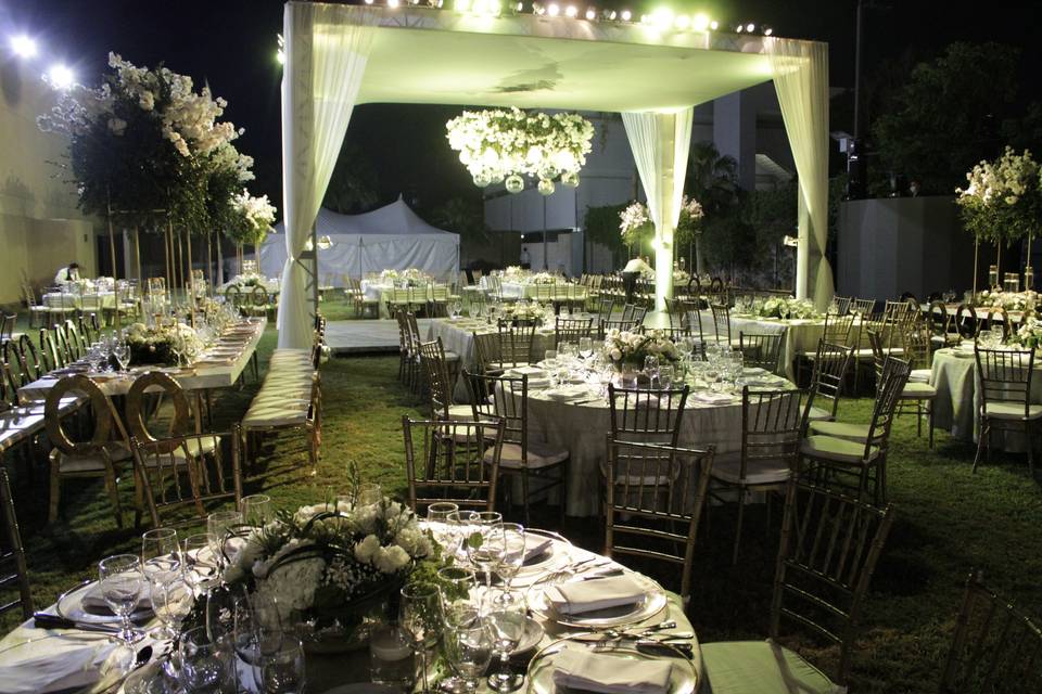 Boda en jardín