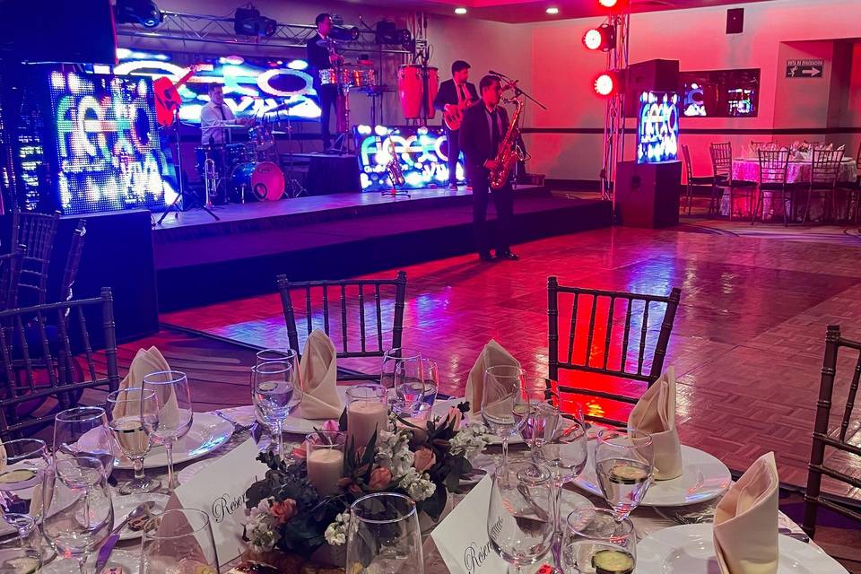 Boda en salón