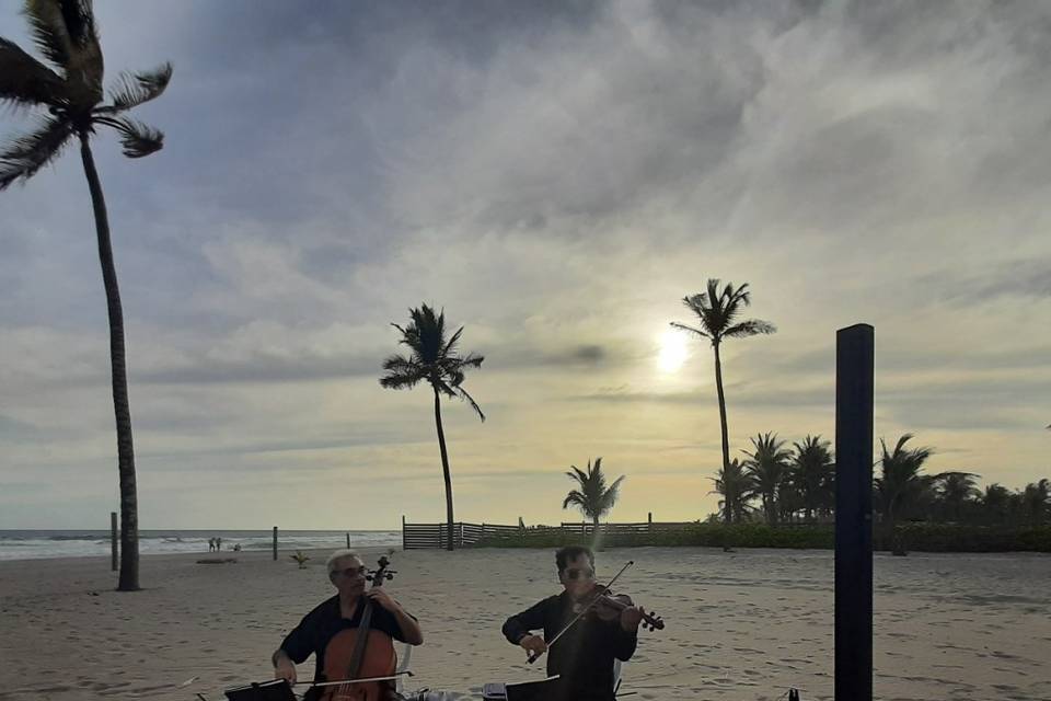 Audio en la playa