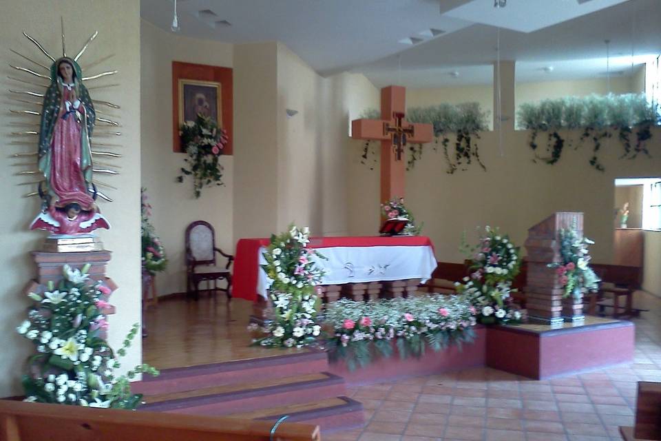 Pie de altar