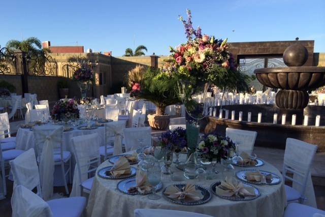 Boda en salón cantera