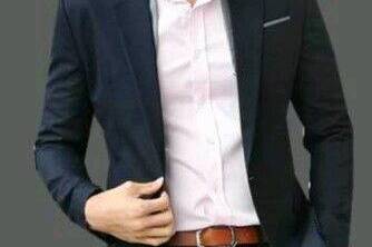 Traje azul