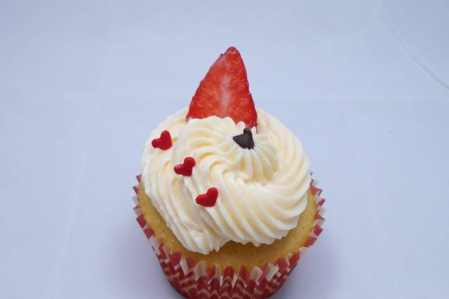 Cupcake en rojo