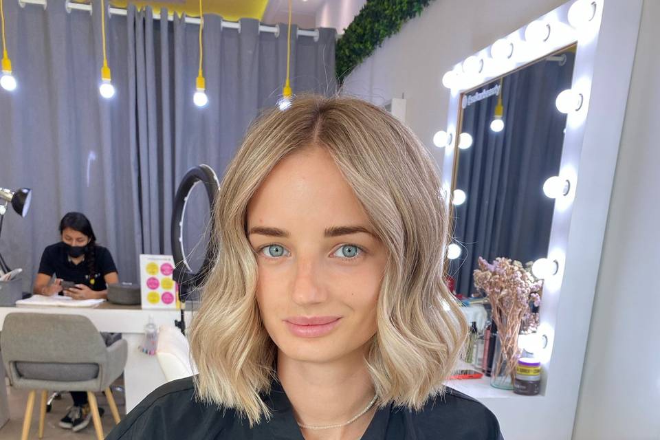 Haircut balayage