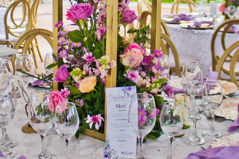 XV Lila y Rosa