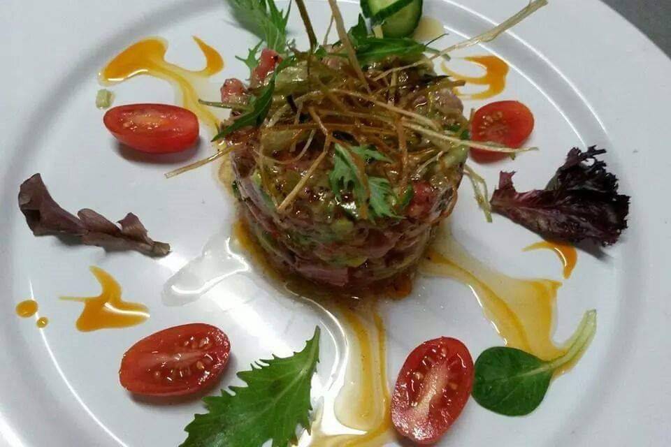 Tartara de atún con melón