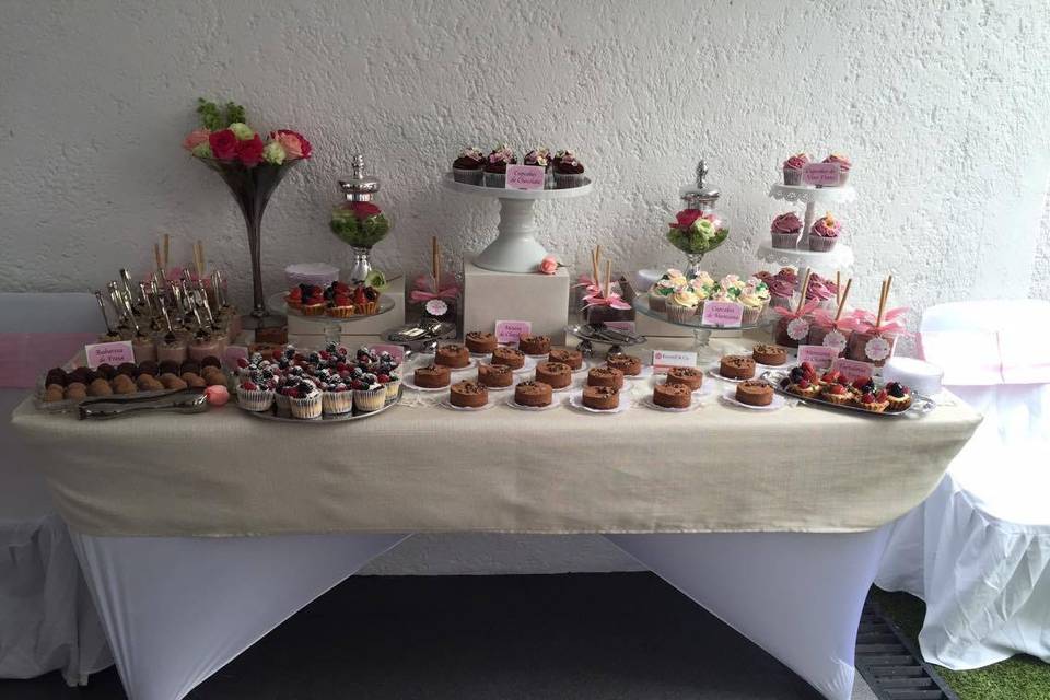 Mesa de postres de día