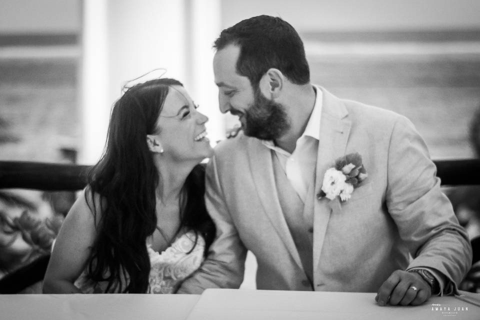 La pareja feliz