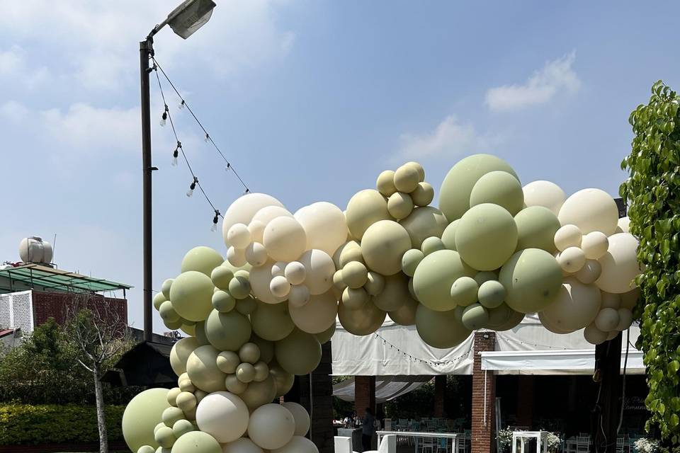 Arco con globos