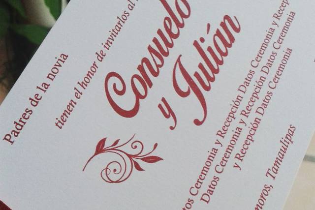 Invitación boda