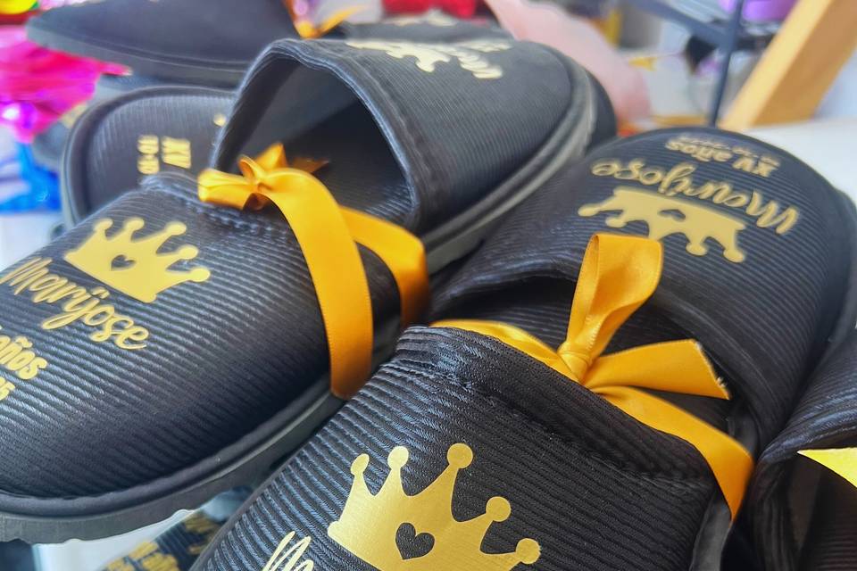 Pantuflas personalizadas