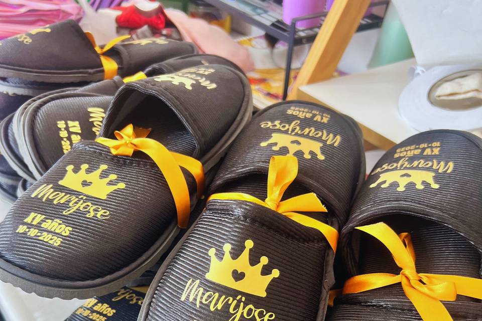 Pantuflas personalizadas