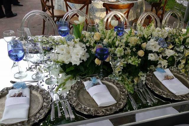 Decoración de mesa principal