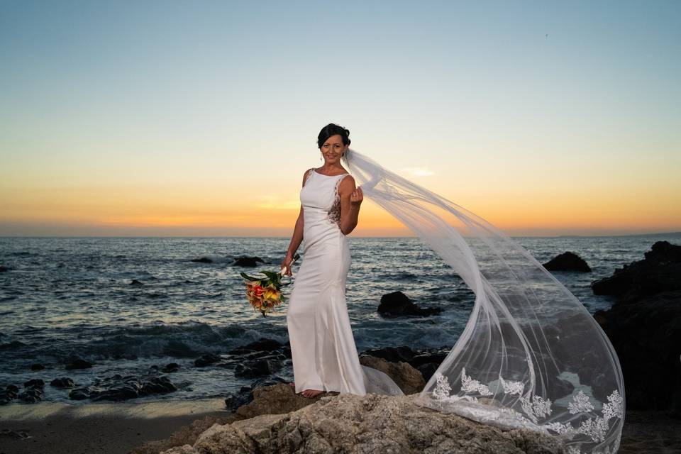 Hermoso vestido de novia