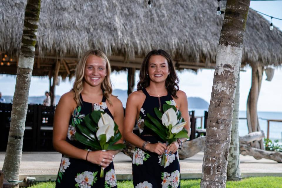 Las damas de honor boda