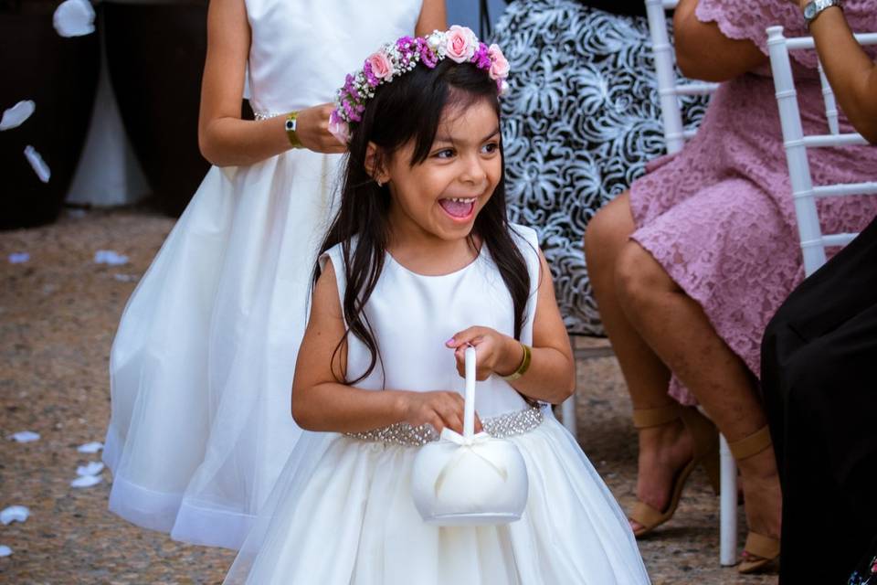 La niña de las flores boda