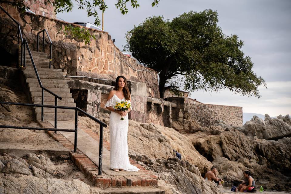 La entrada de la novia