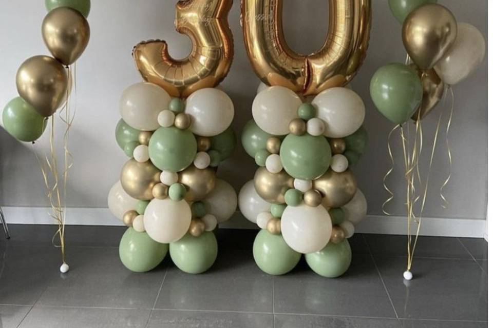 Decoración con globos