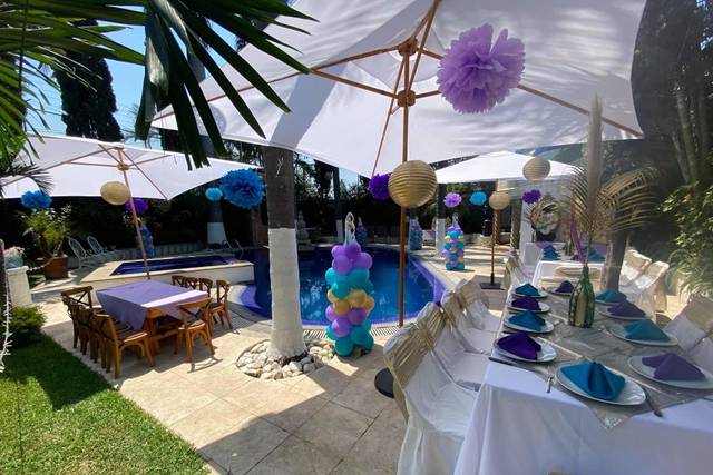 Evento infantil con alberca