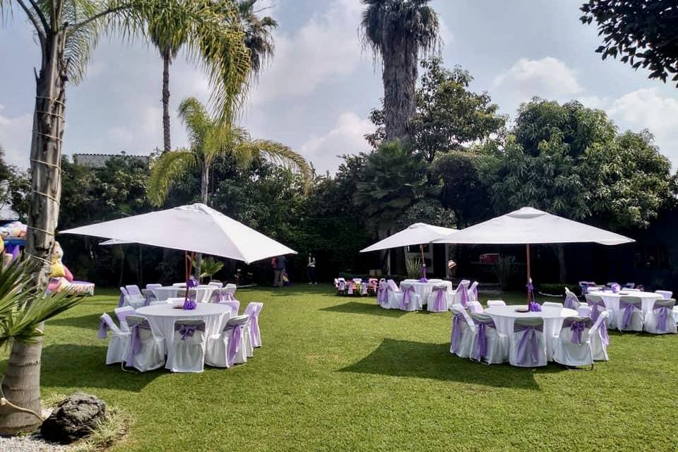 Evento en jardín