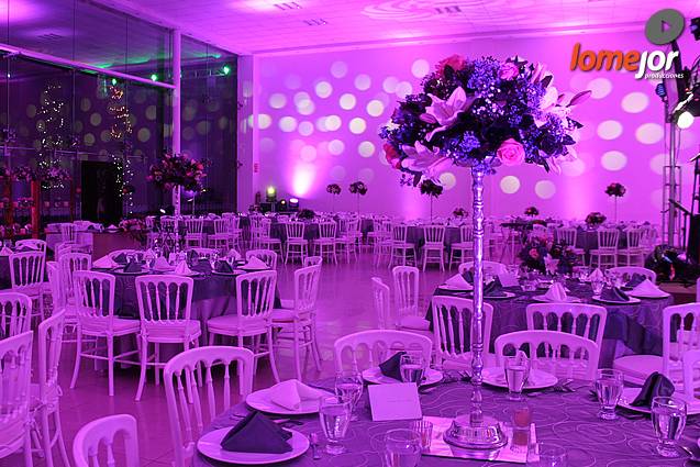 Iluminación salón parafernalia