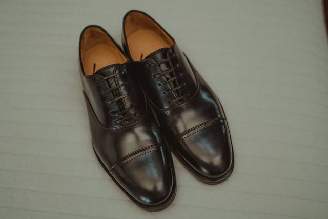 Zapatos negro de novio