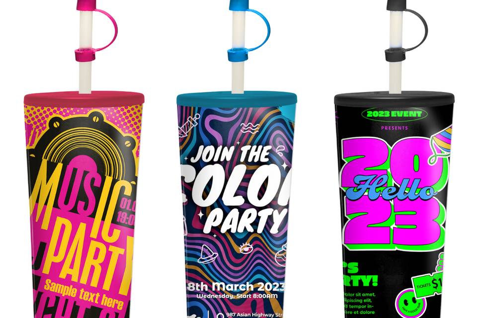 Vasos con diseños personalizado