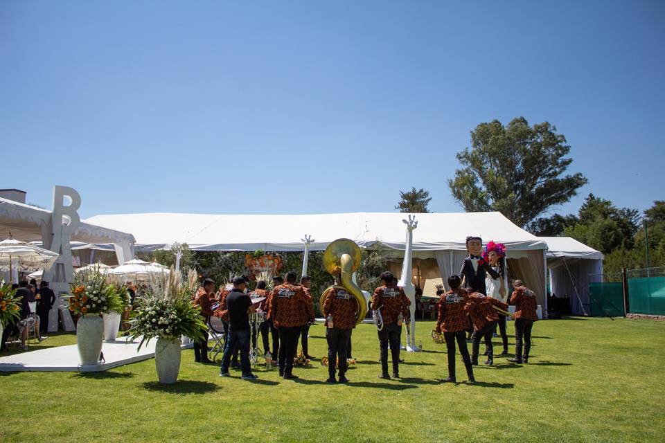 Jardín para eventos la gruta