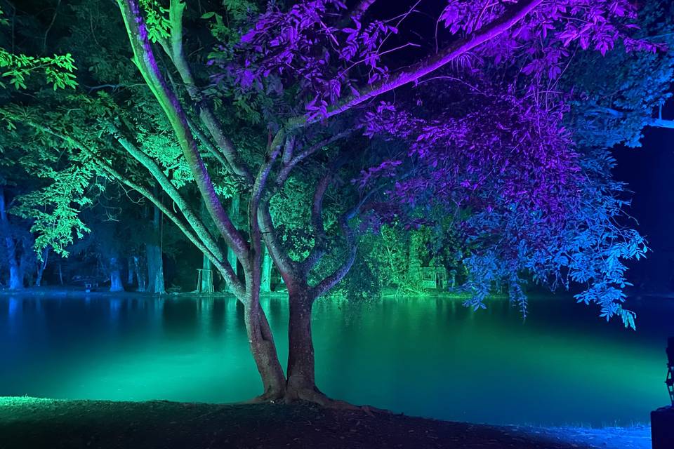 Iluminaciòn rio en el naranjo