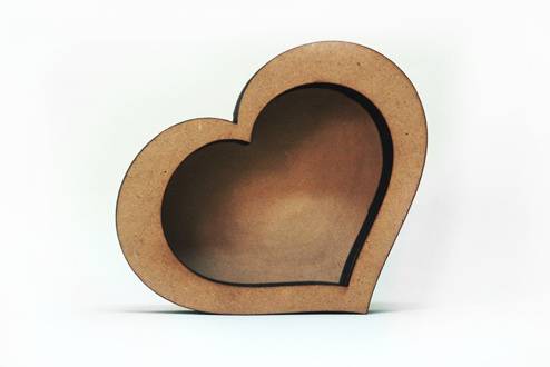 Corazón de madera para manualidades Corte láser Corazones de boda Corazones  de madera Corazones personalizados -  México