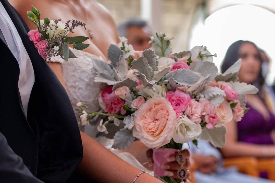 Hermosa ceremonia religiosa