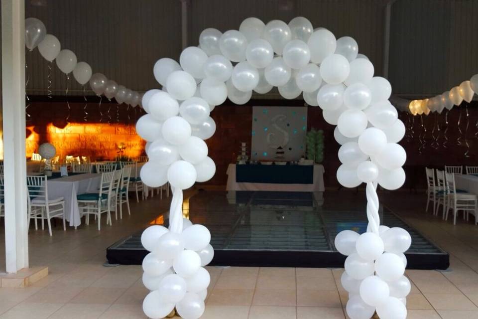 Decoración con globos