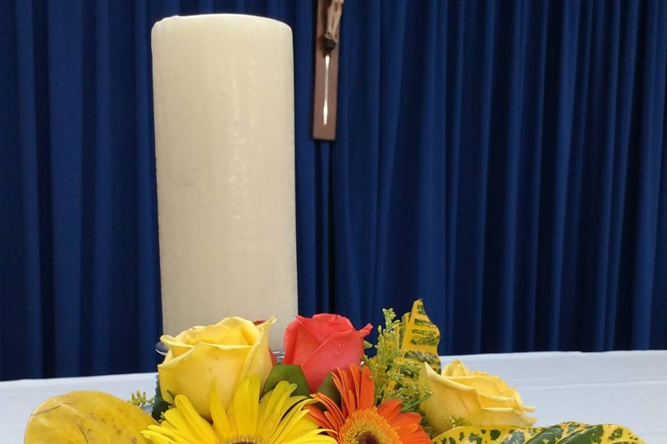 Arreglo para vela Altar