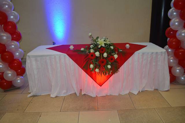 Mesa iluminada