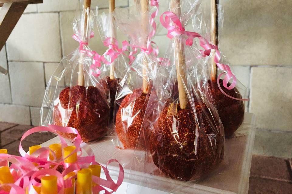 Manzanas de chamoy